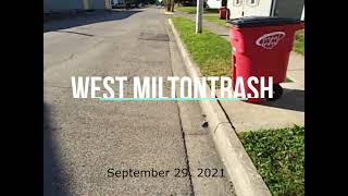 Leak From The West Milton Trash Truck