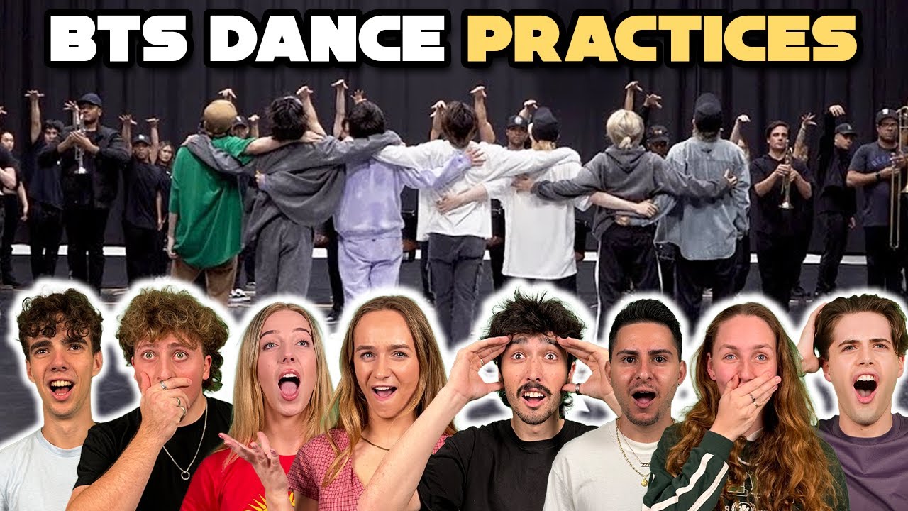 K-POP NOOBS WATCH BTS DANCE PRACTICES FOR THE FIRST TIME!