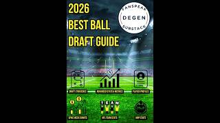 Fanspeak Best Ball Guide - FREE Gift for Paid Substack Subs! 20% OFF Link in Description!