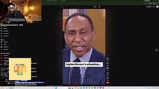 Jaylen Brown goes OFF on Stephen A Smith for asking why Jayson Tatum wasn’t on stream | SNIPESTREAM