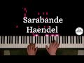 Sarabande (easy version) - Haendel