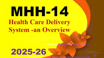 IGNOU MHH-14 Solved Assignment 2025-26 For  July 2025 and January 2026 Sessions