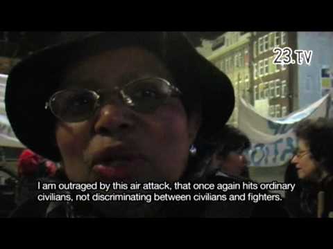 Solidarity action with GAZA 27 dec 2008 Amsterdam