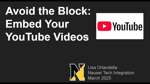 Embed your YouTube Videos in Google Classroom to Allow Student Access