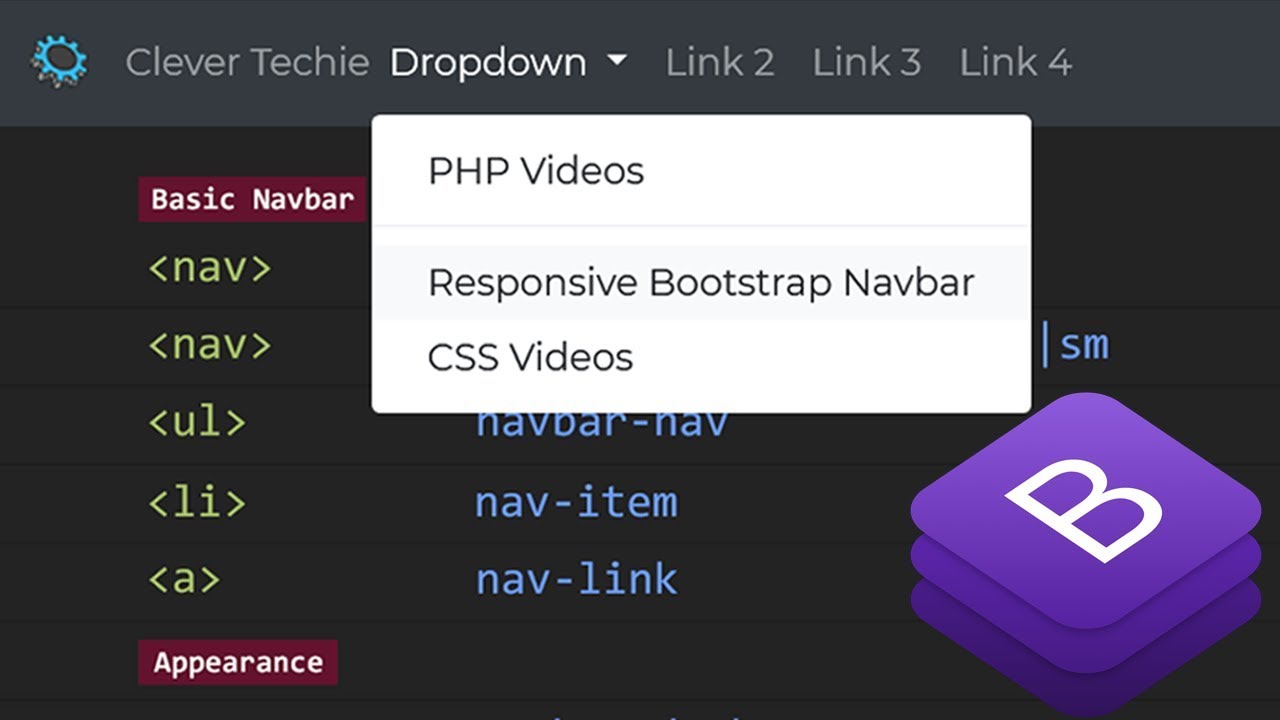 Responsive Navbar with Bootstrap 