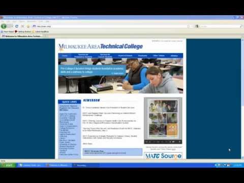 MATC - How to Use INFOnline to Search and Register for Classes