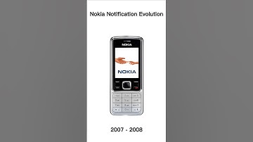 Evolution ofNokia Notification