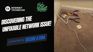 Internet Down? Discovering the Unfixable Network Issue! | Old School ADSL Faults