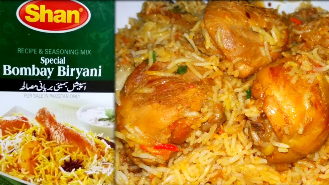 Shan Bombay Biryani Recipe | Chicken Bombay Biryani | Shan Biryani ...