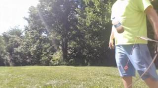 Instinctive archery trick shot- double swinging bottles screenshot 3