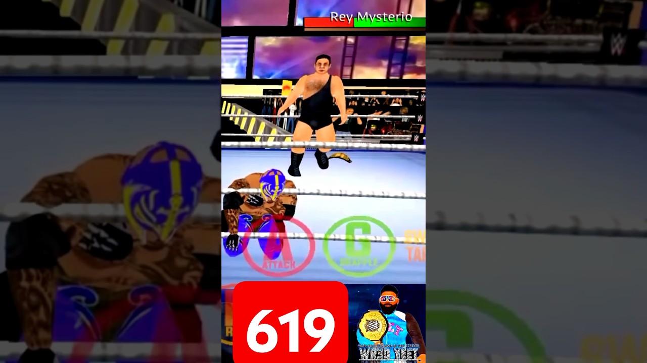 Andrade Gaint Move 619 Rey Mysterio 