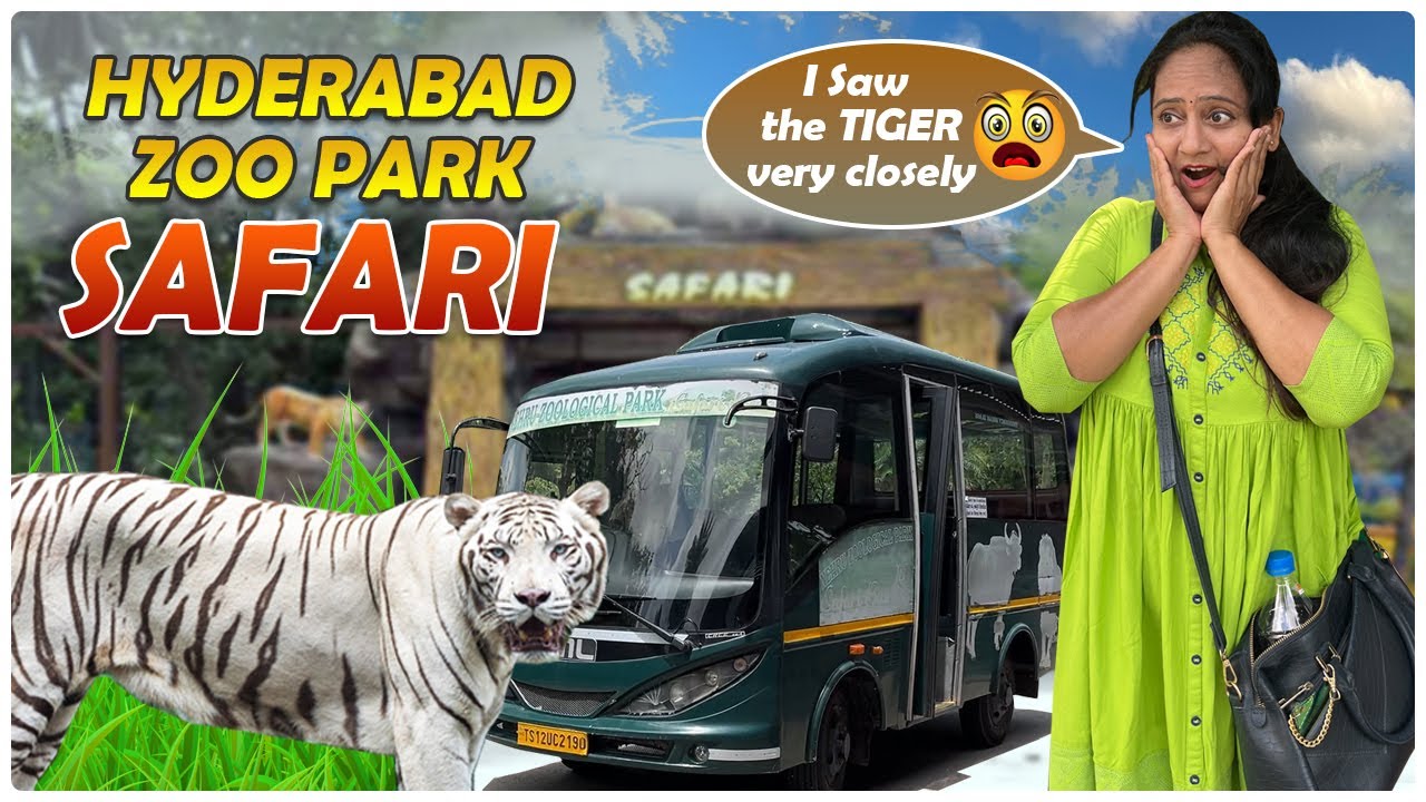 WILD ADVENTURE AWAITS! Hyderabad ZOO Safari 🐯😱|| Nehru Zoological Park Safari || Anu's Amazing Vlog