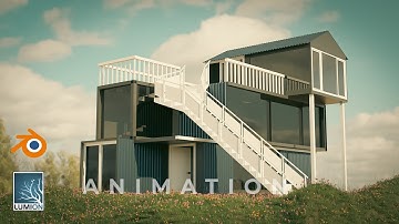 Simple House Modeling and Animation | Blender 3.1 | Lumion 11 | Animation | Rendering