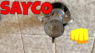 HOW TO REPLACE PARTS FOR A TWO HANDLE SAYCO SHOWER VALVE