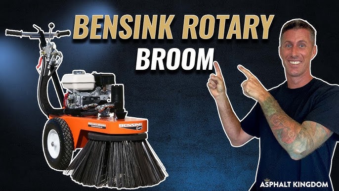 Bensink Rotary Broom - Gas Powered Sweeper