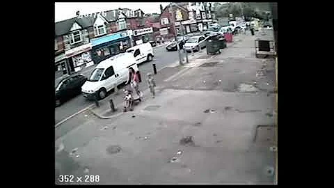 SHOCKING CCTV - Armed Robbery on UK Security Van