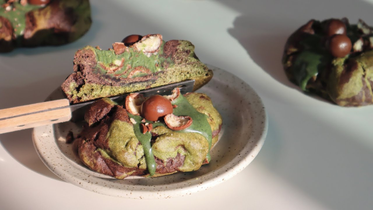 기절.. 초코나무숲 쿠키 만들기 : Chocolate & matcha Cookies recipe ㅣ오데 O'de