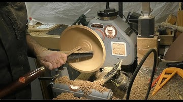 Wood Turning - No Chuck ... No Problem! #3 A Bowl