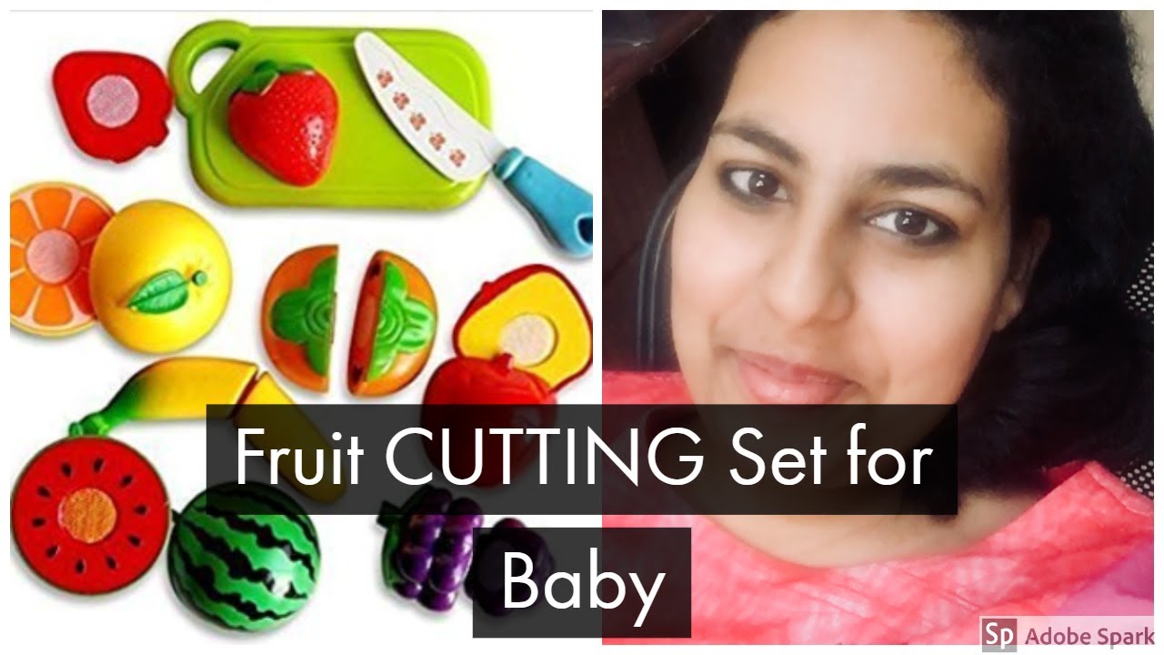 Fruit Cutting Set for baby/Role and pretend play toy YouTube