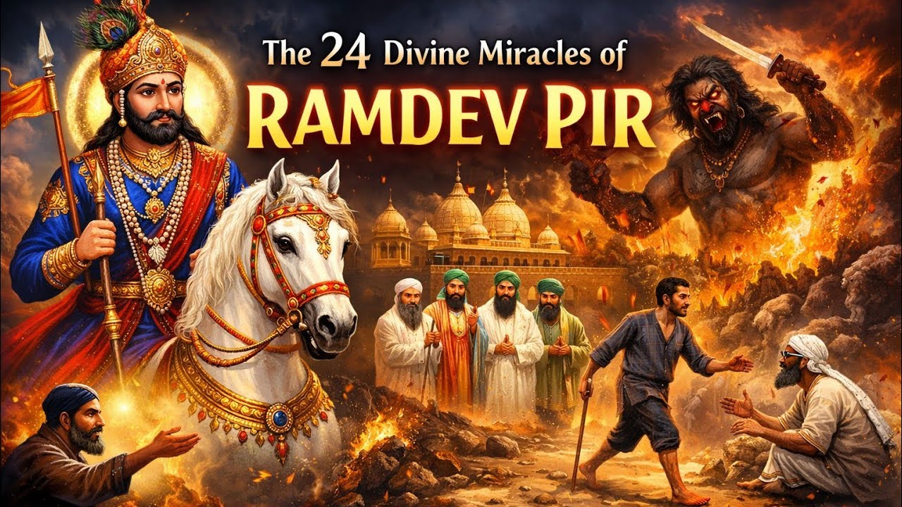 🔱 ચમત્કારોથી ચમકતું ઇતિહાસ – Ramdev Pir ના 24 દિવ્ય પરચા 🔱