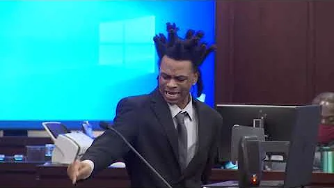 Double-murder suspect, defending himself, screams ...