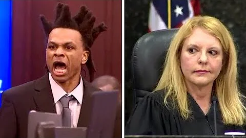 Double-murder suspect, defending himself, screams ...