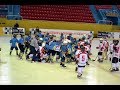 Массовая потасовка хоккеистов в Одессе