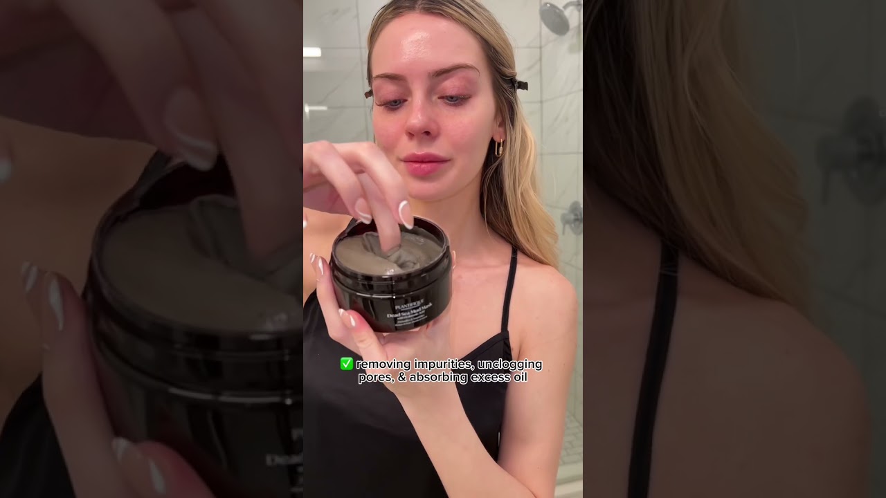 2 in 1 mask for body and face? This is amazing🤯 Mud Mask for pores, acne and breakouts✨ 