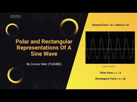 Connor Weir - Polar and Rectangular Representations of a Sine Wave