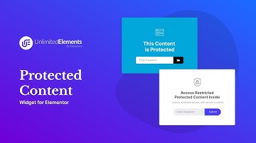 Protected Content for Elementor | Step by Step Tutorial