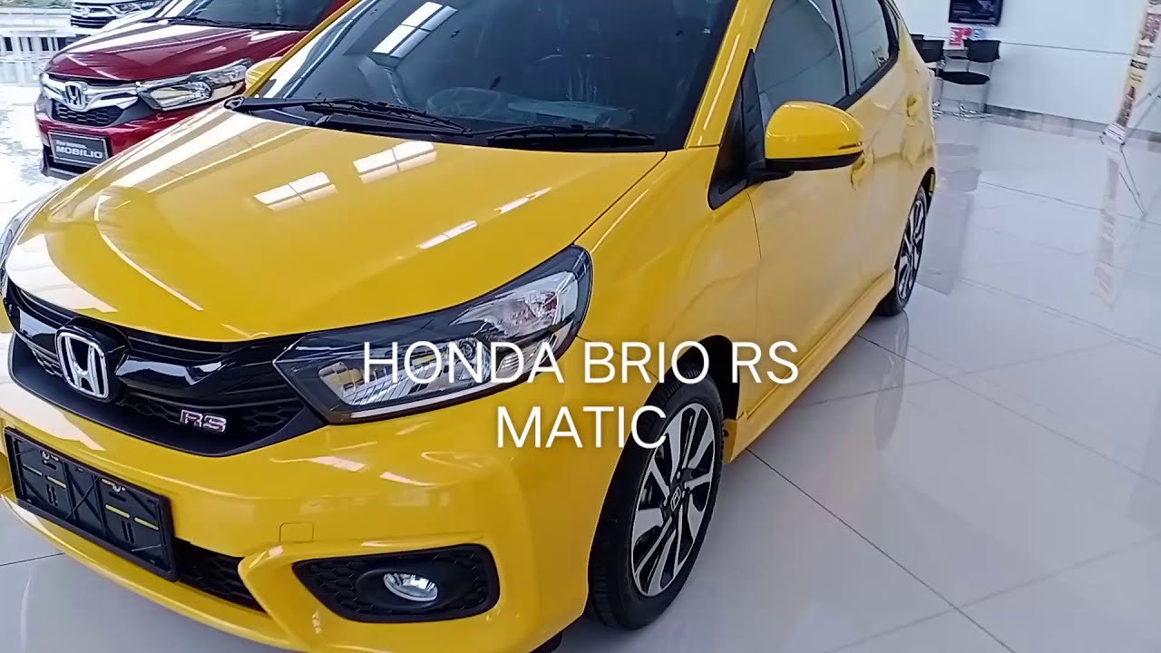 HONDA BRIO  RS MATIC KUNING  2021 YouTube