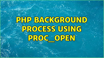 Php background process using proc_open