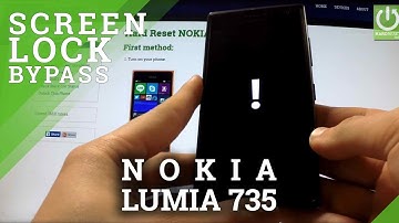 Hard Reset NOKIA Lumia 735 - how to bypass Screen Lock Protection