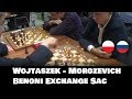 Wojtaszek - Morozevich | Black sacrificies an exchange for dark square control