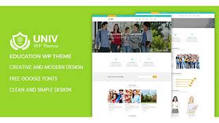 Univ – Education WordPress Theme | Themeforest Website Templates and Themes