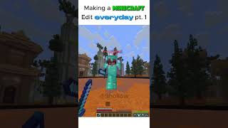 DAY: 1 of making a MINECRAFT edit everyday! 😊 #minecraft #minecraftpvp #edit #gaming