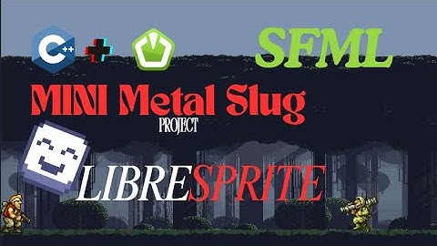 Organizing & Aligning Sprite Frames in LibreSprite for Smooth Animation | Mini Metal Slug in C++