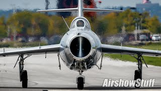 MiG-17 Low Flybys and Aerobatics - Randy Ball - Cleveland Airshow 2022