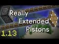 [1.14/1.13] Super Extended Pistons – Minecraft Commands (PC Java Edition)