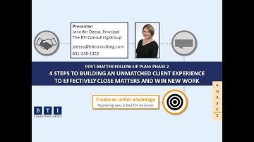 4 Steps to Building an Unmatched Client Experience: BTI