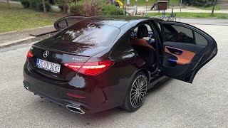 New MERCEDES C-Class 2023 - PRACTICALITY test, TRUNK space & COOL details (AMG Line)