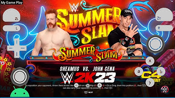 WWE 2K23 Wii Game For Dolphin Emulator On Android Device | Sheamus Vs. John Cena SummerSlam|Gameplay