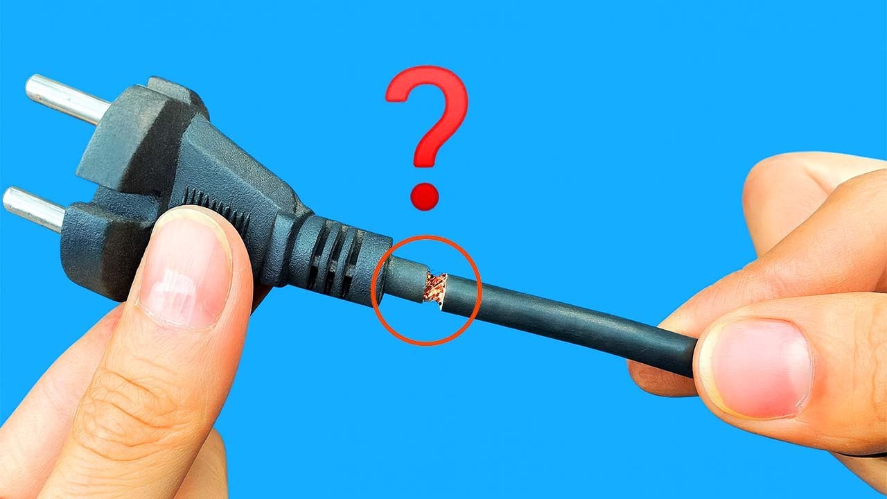 Вам больше никогда не придётся покупать новую электрическую вилку! Этот способ ремонта вилок вас уди