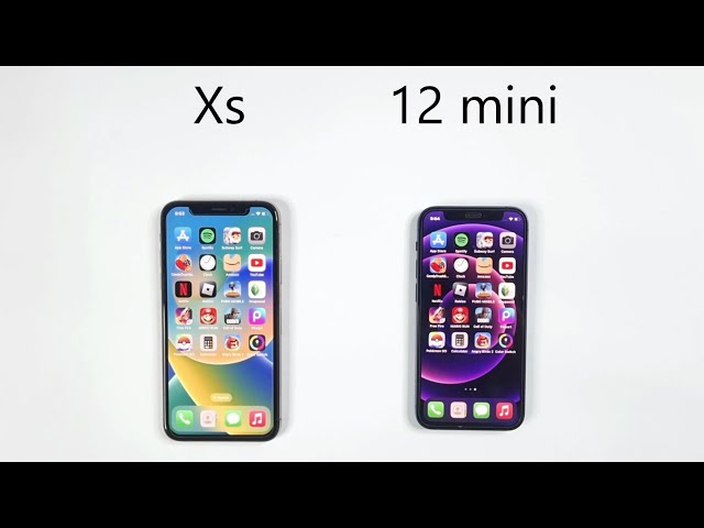 iPhone 12 mini vs iPhone Xs - Speed Test! - YouTube