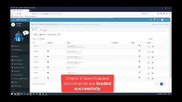 Download and test OpenNLP dictionaries on the Business Bot Platform