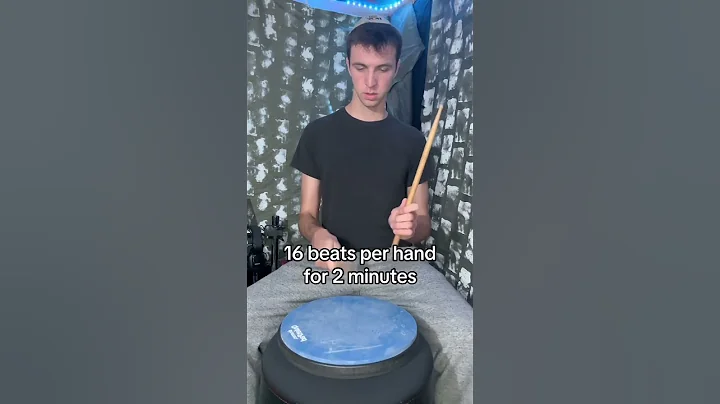 ULTIMATE Hand Routine for FASTER Drumming (ib: @66samus) #drums