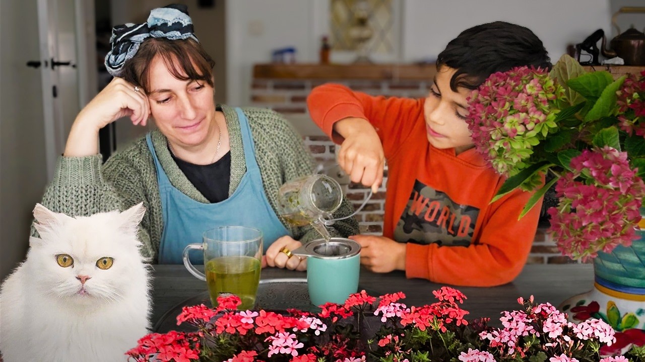Mañanas frías de otoño en el norte de Europa 🍃 decoración de Hallowen 💫 Silent vlog 
