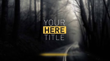 30 Simple Titles - After Effects Project Files | VideoHive 16093539