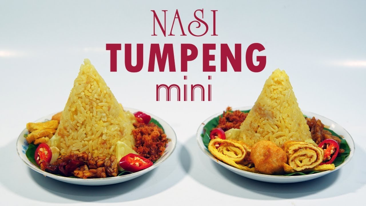  Cara  Membuat Nasi Tumpeng  Mini  YouTube