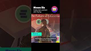Create, learn, and earn with TinyTap - Moses Sia #shorts #edudot